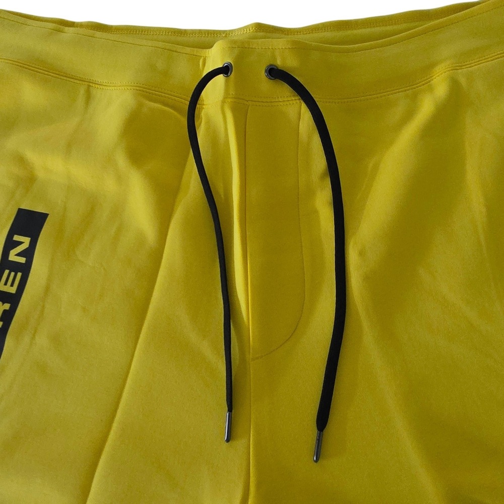 Polo Ralph Lauren Mens Double Knit Shorts Spellout Yellow Big & Tall Logo 5XB - Picture 5 of 11